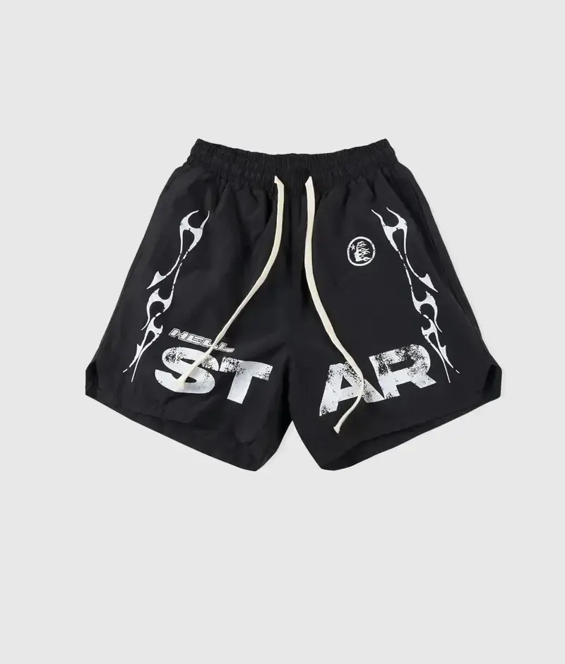 Hellstar-Studios-Records-Star-Shorts-Black-1
