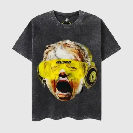Hellstar With Crying Baby Graphic T- Shirt