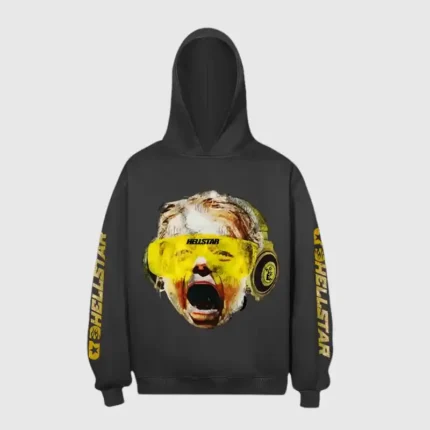 Hellstar With Crying Baby Graphic Hoodie