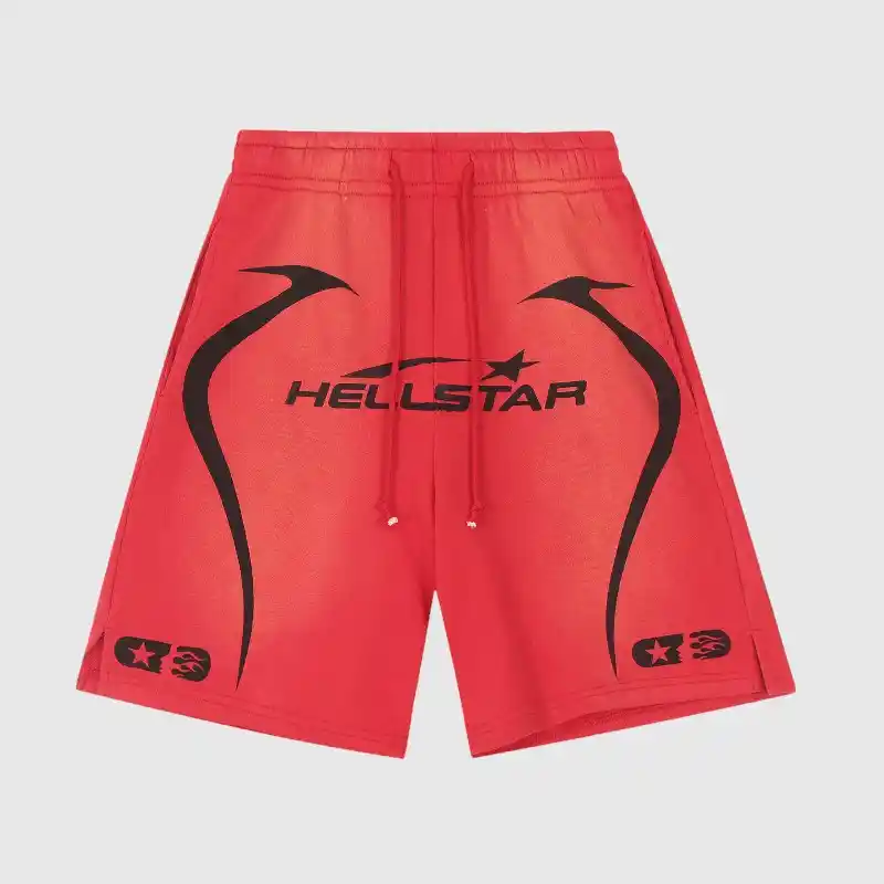 Hellstar Warm Up Shorts ‘Red’